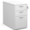 Desk-high-3-drawer-pedestal-with-silver-handles-800mm-deep-white