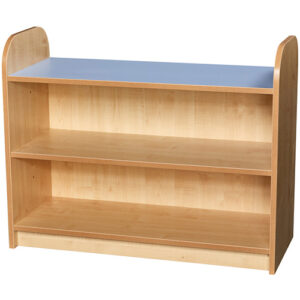 Early Years 2 Tier Storage Shelving Unit with Back