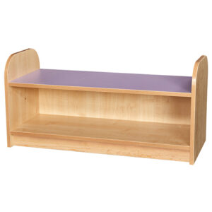 Early Years Low Level 1 Tier Unit With Back