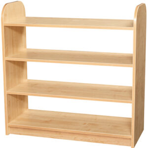 Early Years Low Level 3 Tier Storage Shelving Unit Open Back