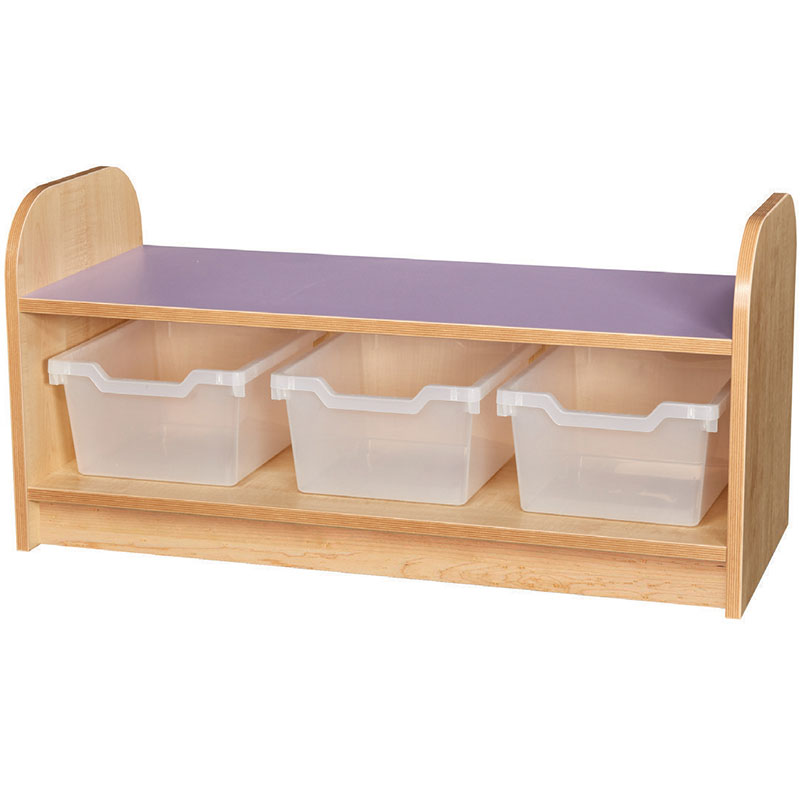 Early Years Low Level 1 Tier Tray Unit - 3 Trays