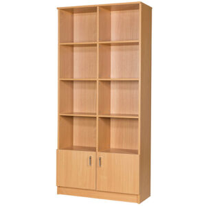 50 File Storage Unit with Cupboard - 2108mm High