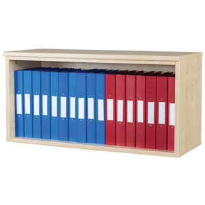 10-File Wall Mounted Open Storage Unit – 438mm High