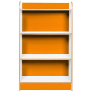 KubbyClass Polar School Library 750mm Wide Single Sided Bookcase - 1250mm High