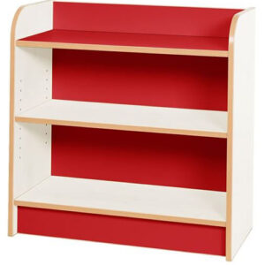 KubbyClass Polar School Library 750mm Wide Single Sided Bookcase - 750mm High