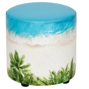 ACORN Durable Landscape Scenery Soft Seat Pod - Beach Pattern