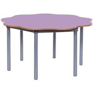 Early Years KubbyClass 9 Leaf Petal Classroom Table -1200mm Dia