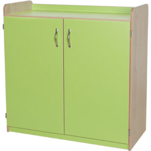 Kubbyclass Wide 2 Door Classroom Cupboard - 877mm High