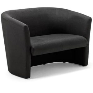 Neo Twin Tub Chair - Black Fabric