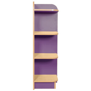 KubbyClass Library Right End Bookcase-1000mm High