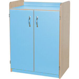 Kubbyclass Midi 2 Door Classroom Storage Cupboard - 877mm High