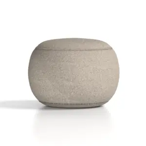 Phoebe Cream Boucle Footstool