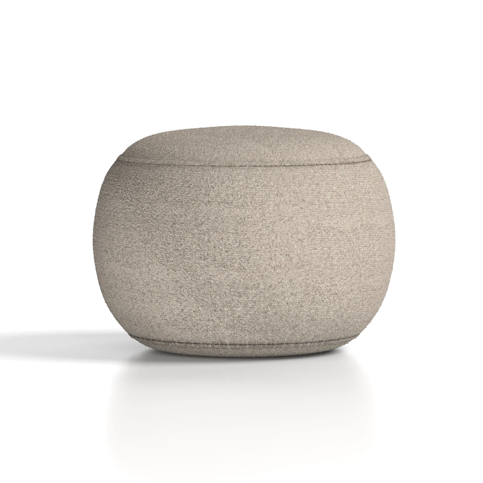 Phoebe Cream Boucle Footstool