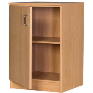 Element Series Ready‑Built Single Door Storage Cupboard – 500mm × 850mm High