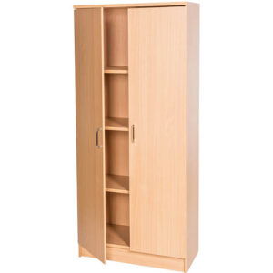 Element Series Ready‑Built Tall Double Door Storage Cupboard – 690mm × 1674mm High