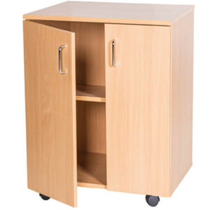 Element Series Mobile or Static Double Door Storage Cupboard – 690mm × 697mm High