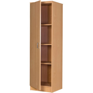 Element Series Ready‑Built Tall Single Door Storage Cupboard – 356mm × 1510mm High