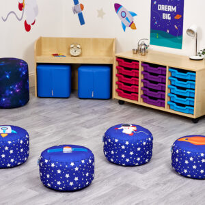 Space Illustration Small Seat Pods