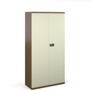 Steel 3 Shelf Contract Cupboard - 1806mm High Bespoke Coffee/Cream