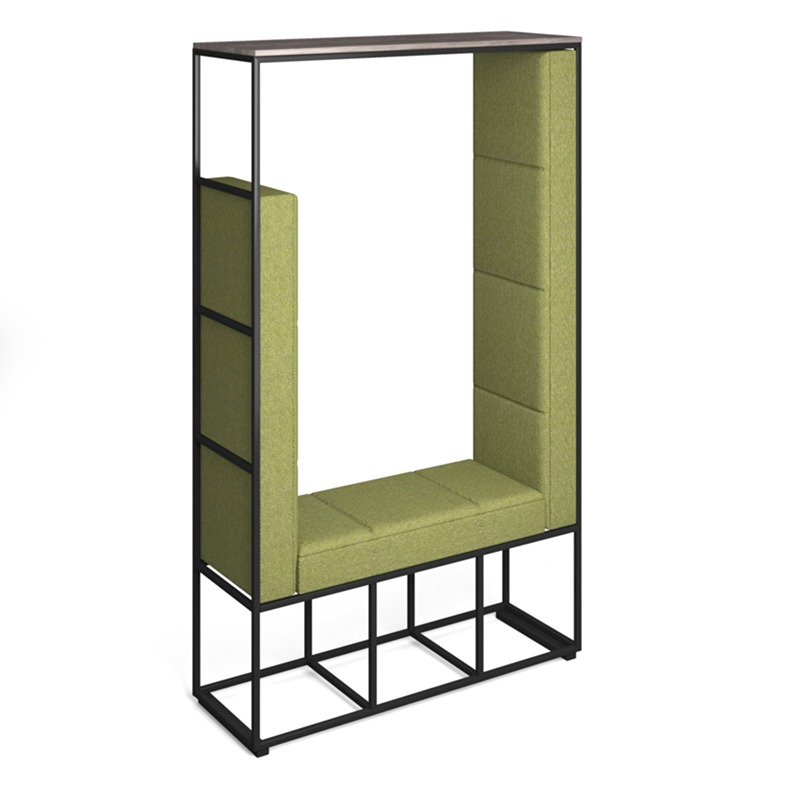 Unite Modular Storage Seated Triple Unit - 5 High - Bespoke Fabric