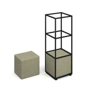 Unite Modular Storage Single Upholstered Stool