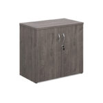 Universal-Double-Door-Cupboard-740mm-High-Grey-Oak-Nobis-Office-Furniture