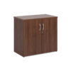 Universal-Double-Door-Cupboard-740mm-High-Walnut-Nobis-Office-Furniture