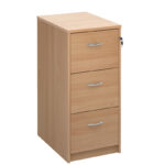 Wooden-3-drawer-filing-cabinet-with-silver-handles-1045mm-high-beech