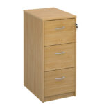 Wooden-3-drawer-filing-cabinet-with-silver-handles-1045mm-high-oak