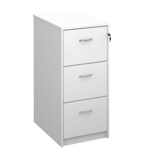 Wooden-3-drawer-filing-cabinet-with-silver-handles-1045mm-high-white