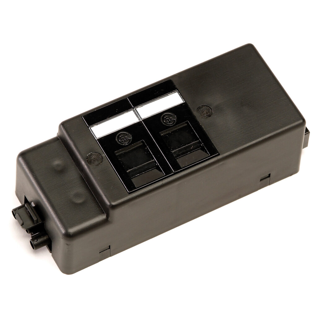 Black Under Desk Power Bar 3