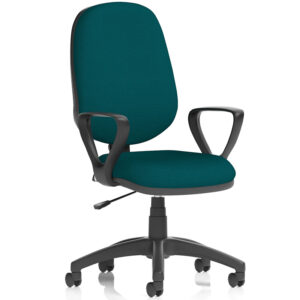 Eclipse Plus I Fabric Task Chair – Loop Arms and Custom Seat Colour