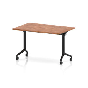 Impulse Plus Rectangular Fliptop Meeting Table with Black Frame - 1200mm x 800mm