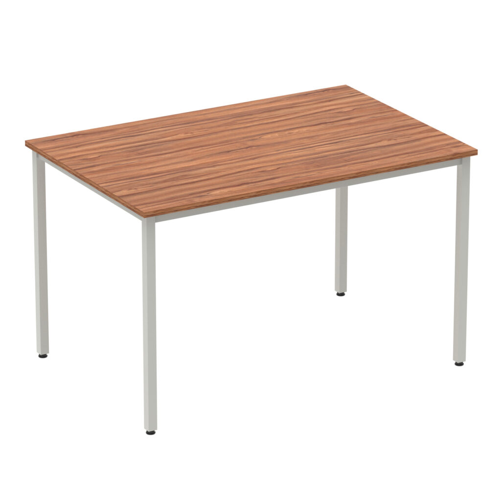 Impulse Rectangular Meeting Table with Silver Frame 1200mm x 800mm