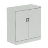 Qube Stationery 2-Door Cupboard - 1020mm Light Grey - Nobis Furniture