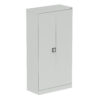 Qube Stationery 2-Door Cupboard - 1830mm Light Grey - Nobis Furniture