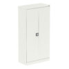 Qube Stationery 2-Door Cupboard - 1830mm White - Nobis Furniture