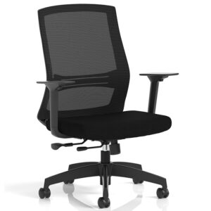 Ventra Mesh Back Operator Office Chair - Height Adjustable Arms