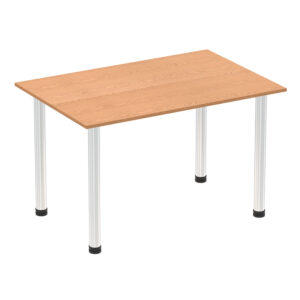 Impulse Rectangular Radial Leg Meeting Table - 1200mm x 800mm