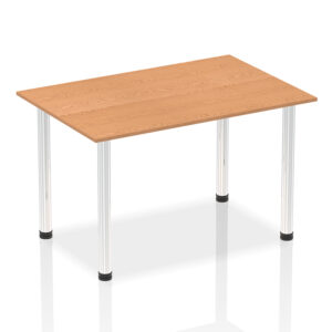 Impulse Rectangular Radial Leg Meeting Table - 1400mm x 800mm