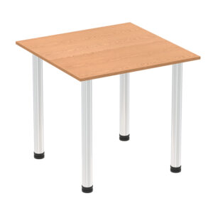 Impulse Square Radial Leg Meeting Table - 800mm x 800mm