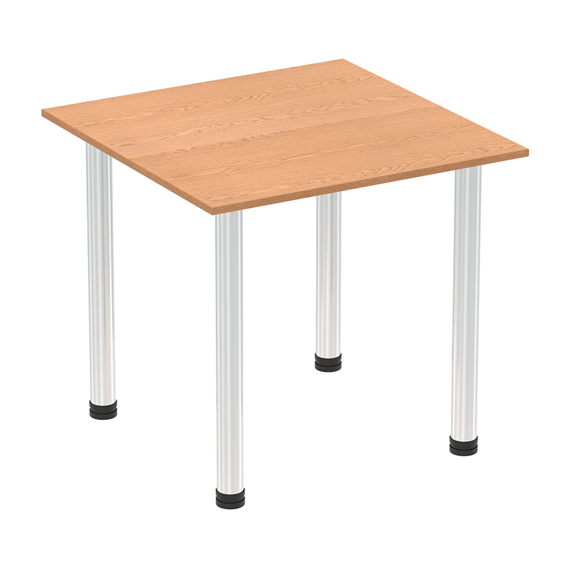 Impulse Square Radial Leg Meeting Table - 800mm x 800mm