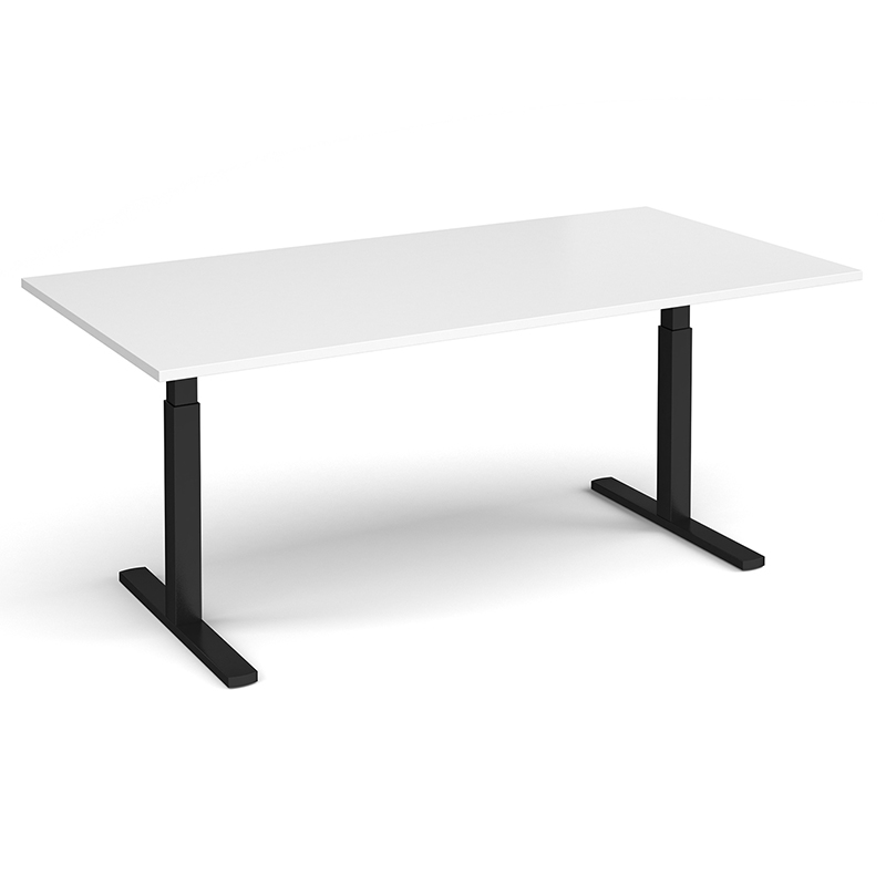 Elev8 Touch Hight Adjustable Rectangular Boardroom Table - 2000 x 1000mm