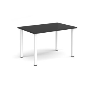 Rectangular Meeting Table with Radial Legs – White Frame, 1200 x 800mm