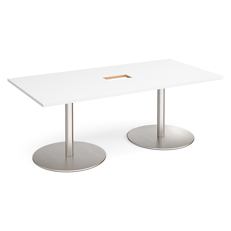 Eternal Rectangular Power Ready Boardroom Table - 2000mm Wide