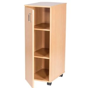 Element Series Mobile or Static Double Door Storage Cupboard – 356mm x 1107mm