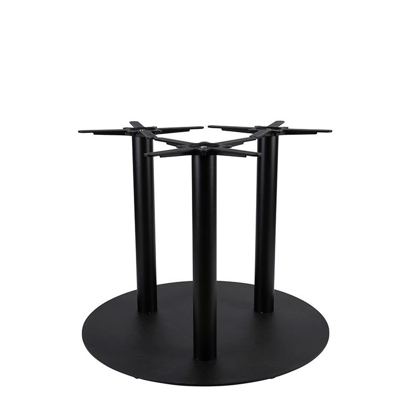 Black Boston Extra Large Round Table Base - Various Heights