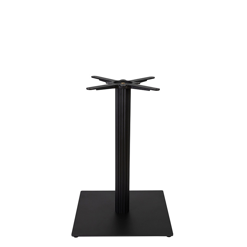 Boston Sleek Fluted Large Square Table Base