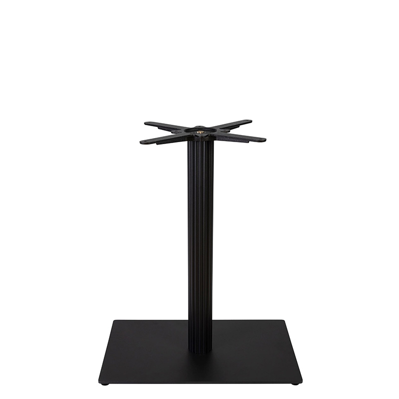 Boston Sleek Fluted Rectangular Table Base