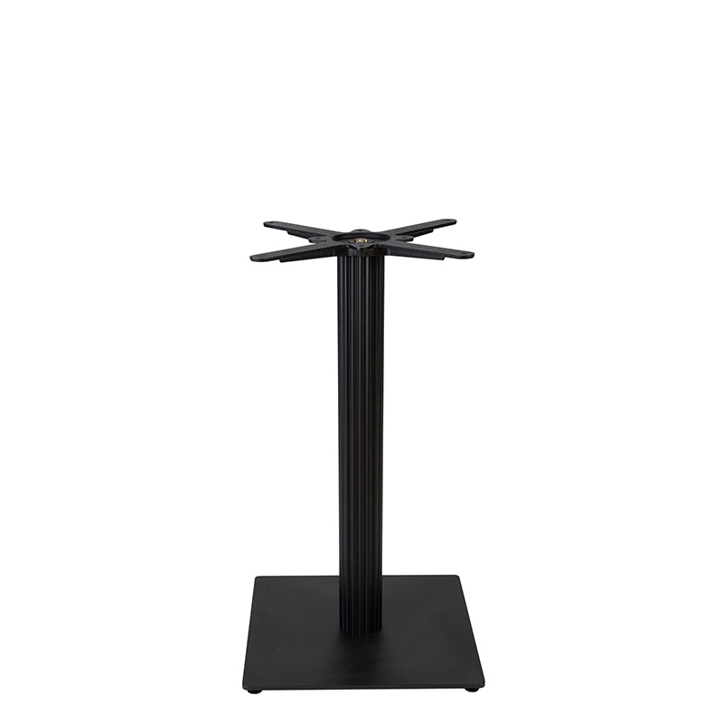 Boston Sleek Small Fluted Square Table Base